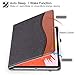 ZtotopCases for iPad Pro 12.9 Case 2018, Leather Folio Stand Case Smart Cover for 2018 iPad Pro 12.9-inch 3rd Generation (Supports iPad Pencil Charging) with Auto Sleep/Wake Strap Pocket (DenimBlack)