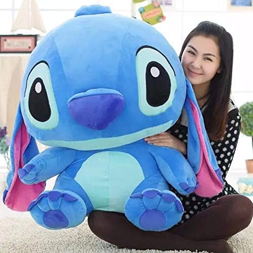 Pinkyo Shop Stuffed Animal Anime 10-60cm Stitch Lilo & Stitch Plush Dolls Toy Soft Stuffed Animals Toys for Baby Kids Birthday Christmas Gift-35cm-Blue