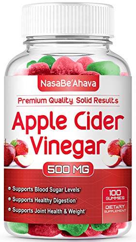 NASA Beahava Apple Cider Vinegar Gummies (100-Count) Promote Fast Fat Burning Weight Loss, Organic, with The Mother, Gentle Colon Detox and Cleanse - Appetite Suppressant (1)