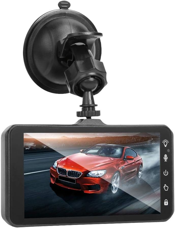 4Inch Touch Screen Dual Lens Car DVR Camera Recorder Night Vision Dash Cam