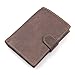 Trifold Wallets Men Card Holder Genuine Leather Wallet with Double ID Windows