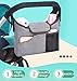Jerrybox Stroller Organizer Bag, Multifunctional Organizer Fits All Strollers, 2 Insulated Cup Holders, Extra-Large Storage Space for iPhones, Diapers, Toys and iPads, Bonus, Specially Designed Strap
