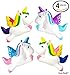 4 Piece Unicorn Slow Rising Squishy Set in 4 Different Custom Designs, Soft and Scented - Ideal Stress Relief, Birthday Gift, Children's Toy, Charmer and Props