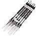 FTVOGUE 6 Pcs/Set Water Brush Pen, Piston Water Color Brush Chinese Japanese Calligraphy Pen for Beginner Painting Reusable Brush Drawing Pen