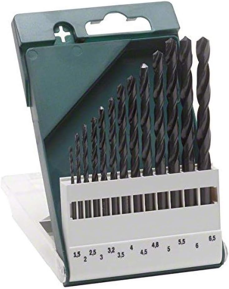 Bosch 2609255031 HSS-R Metal Drill Bit Set, 13 Pieces