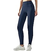 No Front Seam Leggings for Women High Waisted Tummy Control 25" Buttery Soft Gym Workout Yoga Pants
