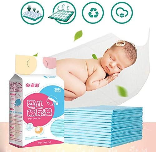 Luerme パイル地防水シーツ 使い捨て 30枚入 33x25cm B07n63scjn 819円 大人気 New Arrival 最安値挑戦 年中無休 高品質 通販