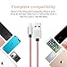 iPhone Cable BULESK 3Pack 10FT Nylon Braided Lightning to USB iPhone Charger Cord for iPhone 7 Plus 6S 6 SE 5S 5C 5, iPad 2 3 4 Mini Air Pro, iPod - Pink