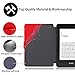 OMOTON Kindle Paperwhite Case Cover - The Thinnest Lightest PU Leather Smart Cover Kindle Paperwhite fits All Paperwhite Generations Prior to 2018 (Will not fit All New Paperwhite 10th Gen), Red