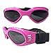 Cool Pet Dog Motorcycles Bike Helmet/Sunglasses for Sun Rain Protection,Funny Halloween Cosplay Costume for Cats Dogs (Pink Sunglasses)