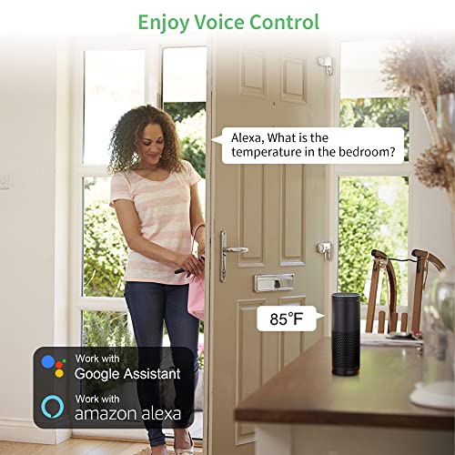 WiFi Temperature Sensor 3 Pack, Diivoo Remote Thermometer Compatible