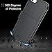 Taken iPhone 8 Leather Wallet Plastic Case with Credit Cards Slot and Metal Magnetic Clip, Apple iPhone 7 Flip Cover, Vintage and Fashion, Durable and Shockproof Holster, 4.7 Inch (Gray) 2017/2016