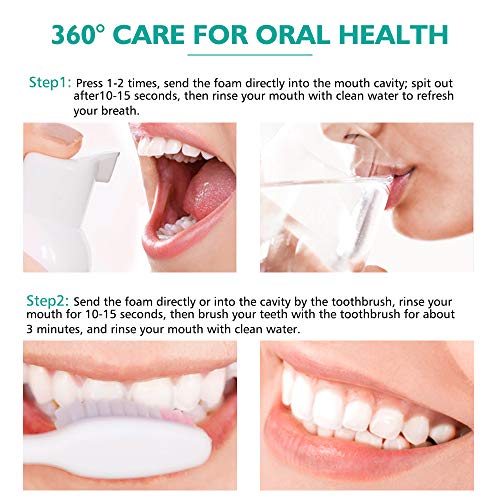Toothpaste Whitening Foam, Citrus Baking Soda Toothpaste, Ultrafine