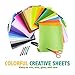 42 pcs 8 x 12 inch (20 x 30 cm) Craft Felt Sheets, Assorted Color 1mm thick Felt Fabric Squares, Nonwoven Fabric Sheet Pack for DIY Craft Patchworks Sewing with Easy Felt Crafting Ideas Ebook