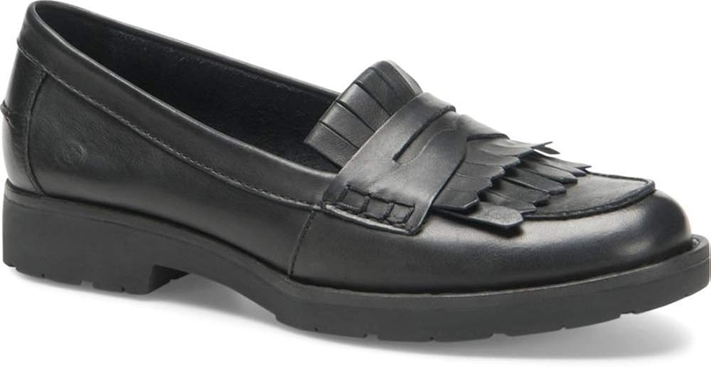 born leather loafers