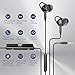 TaoTronics Active Noise Cancelling Headphones (15 Hours Playtime, 3.5mm Jack, Premium Aluminum Matte Black) (Renewed)