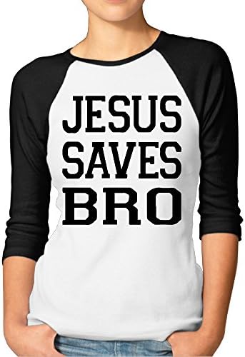 Jesus Saves Bro Christian Raglan Sleeves