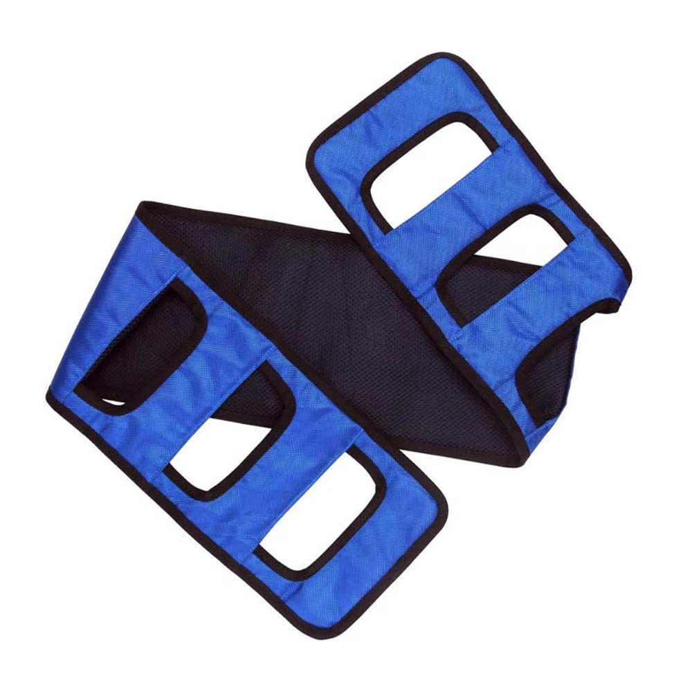 VOANZO Transfer Sling Non-Slip Transfer Belts Safety Patient Lift Board Mobility Aids Equipment for Elderly or Patient(Blue)
