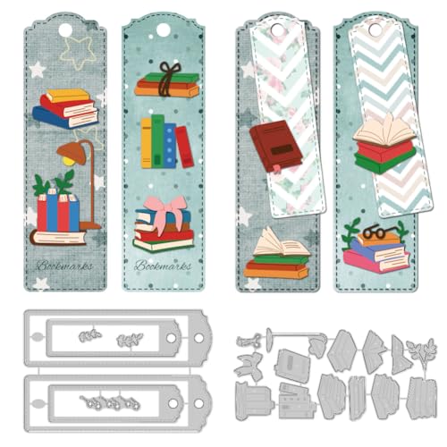 DELORIGIN Bookmark Cutting Dies Book Card Making Die Stencil Carbon Steel Die Cuts Scrapbooking Embossing Template for Greeting Cards Craft Album Letter Party Invitation Envelope Decor at Amazon