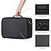 HAITRAL Portable Makeup Bag 3 Layer Professional Makeup Case 13.6'' Makeup Train Case Makeup Artist Organizer Bag with Adjustable Dividers