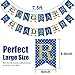 2023 Graduation Banner No DIY Required Graduation Decorations Party Supplies, Grad Banner for Class of 2023 Graduation Party Decorations College, High School Party (Blue Gold)