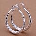 925 Silver Stud Earings Small Oval Rhombus Edge