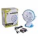 Pet Magasin Fan for Dog Crate - Dual Power Source, Clip-On and Regular Base