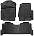 Husky Liners 53361-53381 - X-Act Contour - First and Second Rows (Footwell Coverage Only in Second Row) All Weather Custom Fit Floor Liners for 2017 Ford F-250/F-350/F-450 Super Duty Crew Cab - Black primary