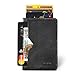 Slim RFID Wallets for Men Leather - Front Pocket Card Holder Sleeve - RFID Blocking (OneSize, Black[CSC6-B-RFID])