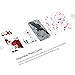 iPhone 7 Case Clear, ivencase 5PCS Replaceable Patterned Card DIY Creative Shockproof Hard PC + Soft TPU Silicone Bumper Transparent Cover for iPhone 7/iPhone 8 4.7 Inch