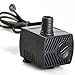 Mini AC submersible pump mini fish tank water heat exchanger mini fountain pump 80-160 GPH (600-1000L / H, 10W) submersible pump, ultra quiet pump, 4.1 foot high lift, fountain pump, 4.7 foot power co