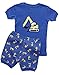 Leveret "Tractor" Shorts 2 Piece Pajama 100% Cotton (Size 2-10 Years)