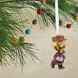 Hallmark Peanuts Charlie Brown with Tree Christmas