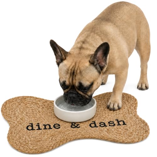 Mud Pie Dog Food Mat for Food and Water