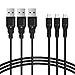 [3Pack] iXCC 6 Feet Long Micro USB to USB 2.0 Cable, Super Durable A Male to Micro B Charge and Sync Cord for Android/Windows/MP3/Camera and Other Device