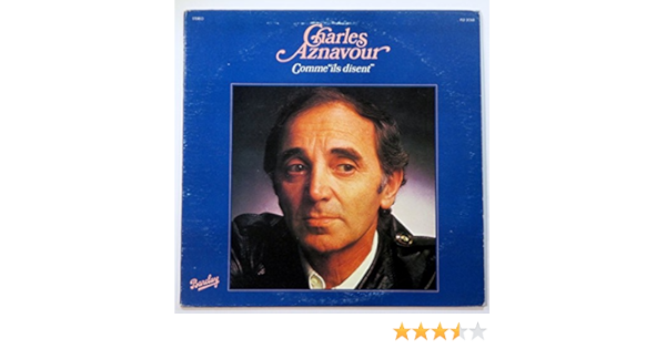 Charles Aznavour Comme Ils Disent Vol 11 Lp Amazon Com Music