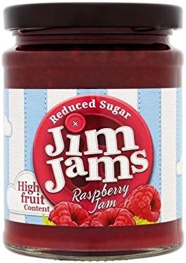 JimJams Reduced Sugar Raspberry Jam 300g