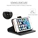 iPhone SE Case, iPhone 5S Case, SHIELDON Genuine Leather Wallet Case for iPhone 5 / 5S / iPhone SE, Folio Flip Case Cover with Kickstand & Credit Card Slots [Magnetic Clasp], Black