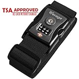 Nylon Strength Travel Belt Luggage Strap with TSA Combination Lock