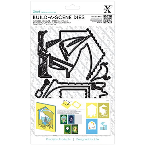 Xcut Build-A-Scene Dies 8/Pkg-Shadow Box Seaside