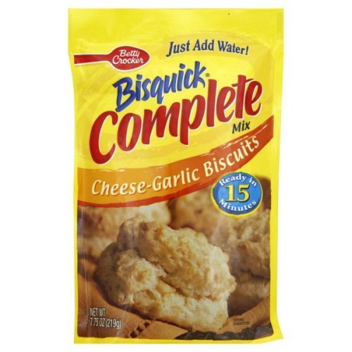 BISQUICK COMPLETE MIX CHEESE-GARLIC BISCUITS 7.75 OZ 12 PACKS BY BISQUICK