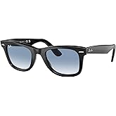 Ray-Ban Sunglasses RB 2140 F 901/3F Wayfarer Black Clear Gradient