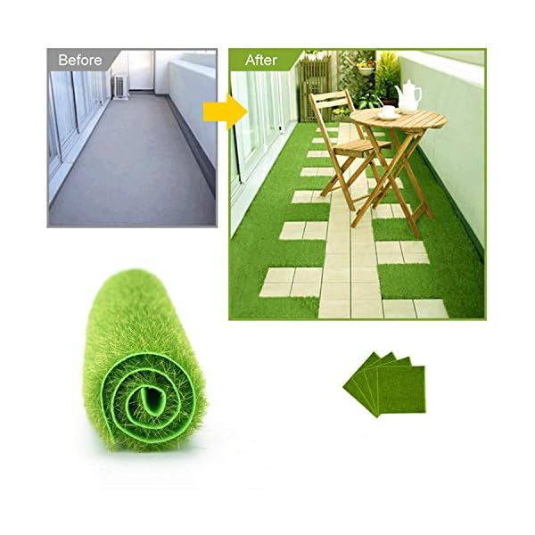 Wohlstand 2 Pcs Künstliche Rasen Gras Miniatur Garten Verzierung Kunstrasen Künstliche Rasen Simulation Mikro Landschaft… – Bild 6