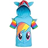 My Little Pony Hooded Shirt - Rainbow Dash, Twilight Sparkle, Pinky Pie - Girls (Rainbow Dash, 4T)