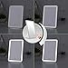 LE LED Makeup Mirror with Light around It, Portable, USB Rechargeable, Smart Touch Screen, Dimmable, Natural Daylight Light, Compact, White Light up Mirror with Stand, Countertop Ring Lighted Mirror