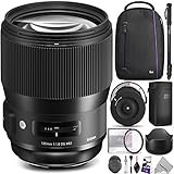 Sigma 135mm F/1.8 DG HSM Art Lens For Nikon F Cameras W/Sigma USB
Dock & Advanced Photo And Travel Bundle