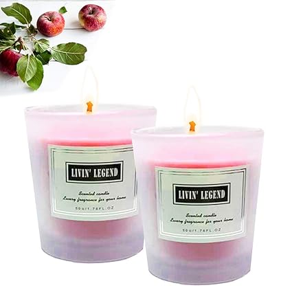 Apple Scented Candle 2 Candle Sets Beauty, aromatherapy candle