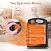 Portable Radiant Heater - Infrared Radiant Heater Quartz Infrared Heater with 2 Heat Settings, Quiet and Light Radiant Space Heater without Fan, Warm up Immediately, Overheat & Tip-Over Protection