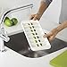 Joseph Joseph QuickSnap Ice Cube Tray with Cover Lid Easy-Release No-Spill Stackable Odor-Free Dishwasher Safe, Green