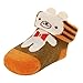 Fly-love® 5pairs Animal Non-Skid Slip Toddler Socks Cotton Unisex Baby Crew Sock 0-18 months With Box